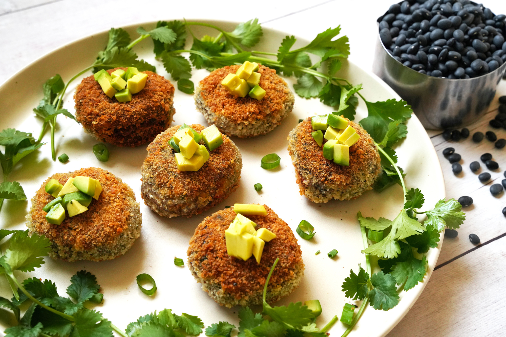 Spicy Black Bean Cakes Café Yumm!