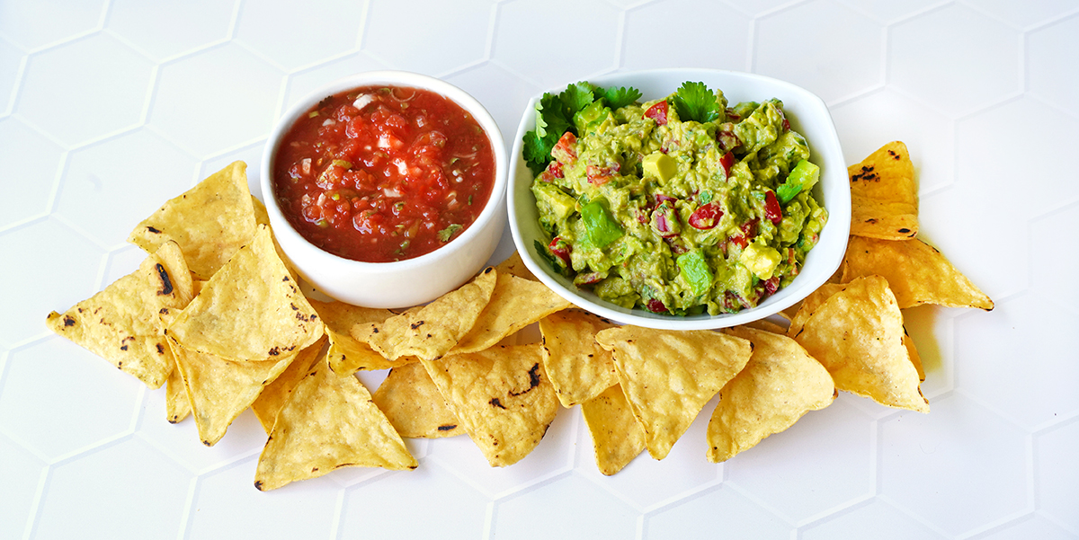 Guac, Chips, & Salsa at Cafe Yumm!